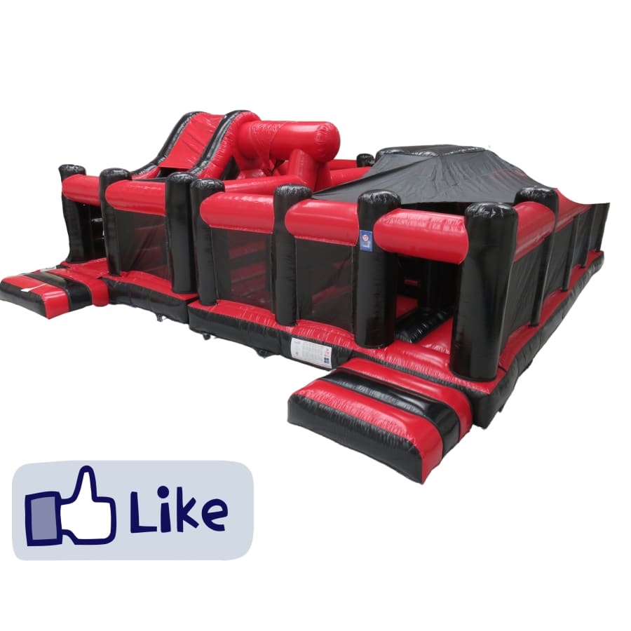 Large Inflatable Activity Centre 32ft by 37ft (with staff supervision x ...